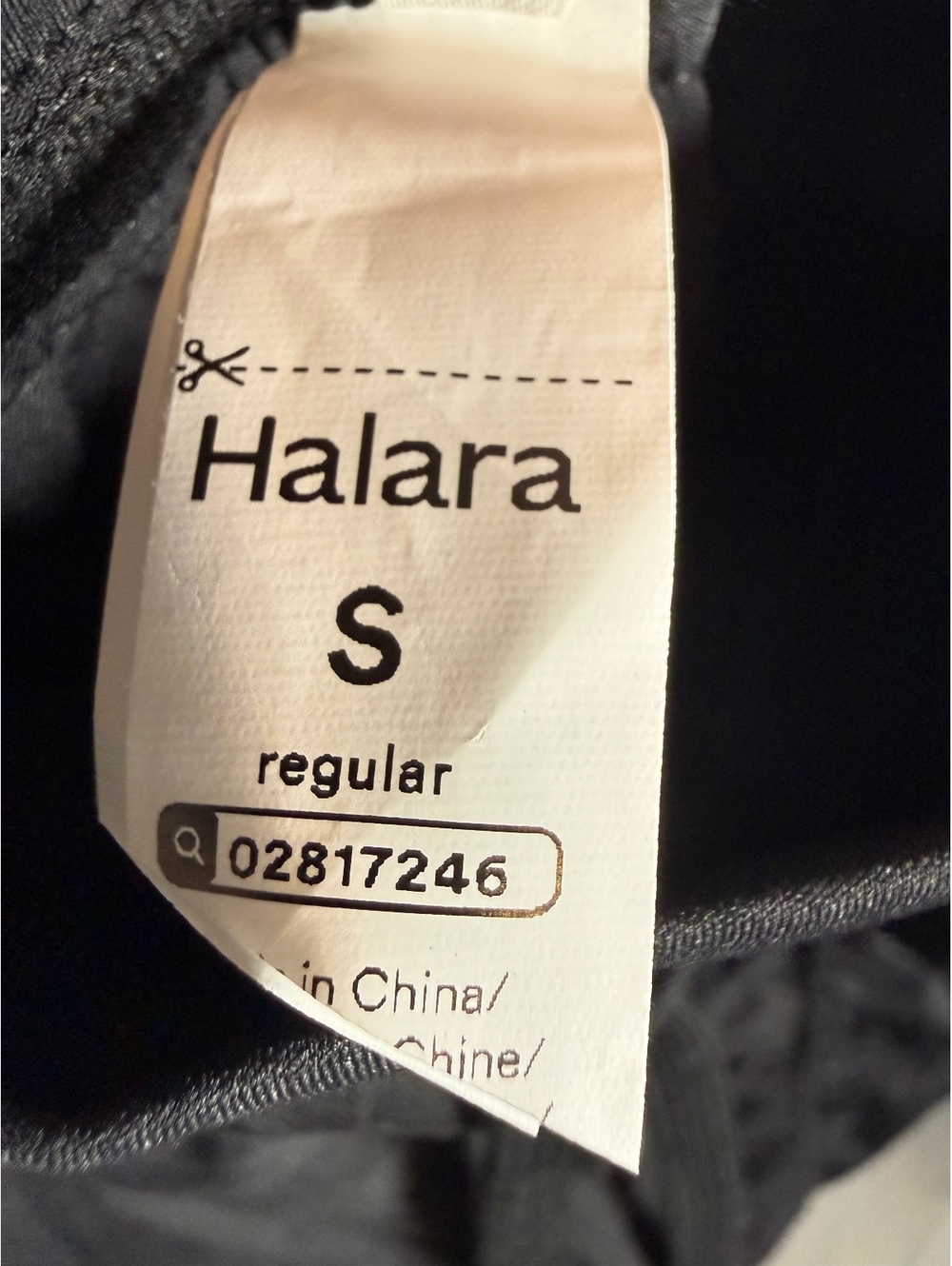 Halara High Waisted Tapered Travel Joggers Side Zip Pockets Black Size Small - Picture 5 of 9